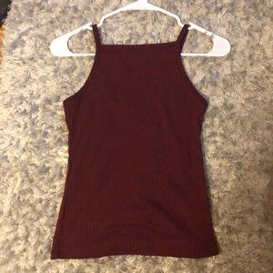 Maroon tank top